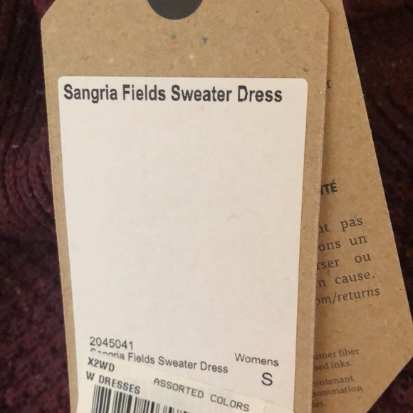 NWT PrAna Sangria fields sweater dress size small - Picture 5 of 8
